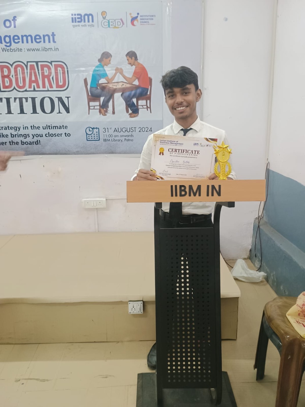 Exciting Carrom-Board Competition at IIBM: A Celebration of Skill and Camaraderie